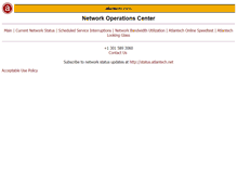 Tablet Screenshot of noc.atlantech.net